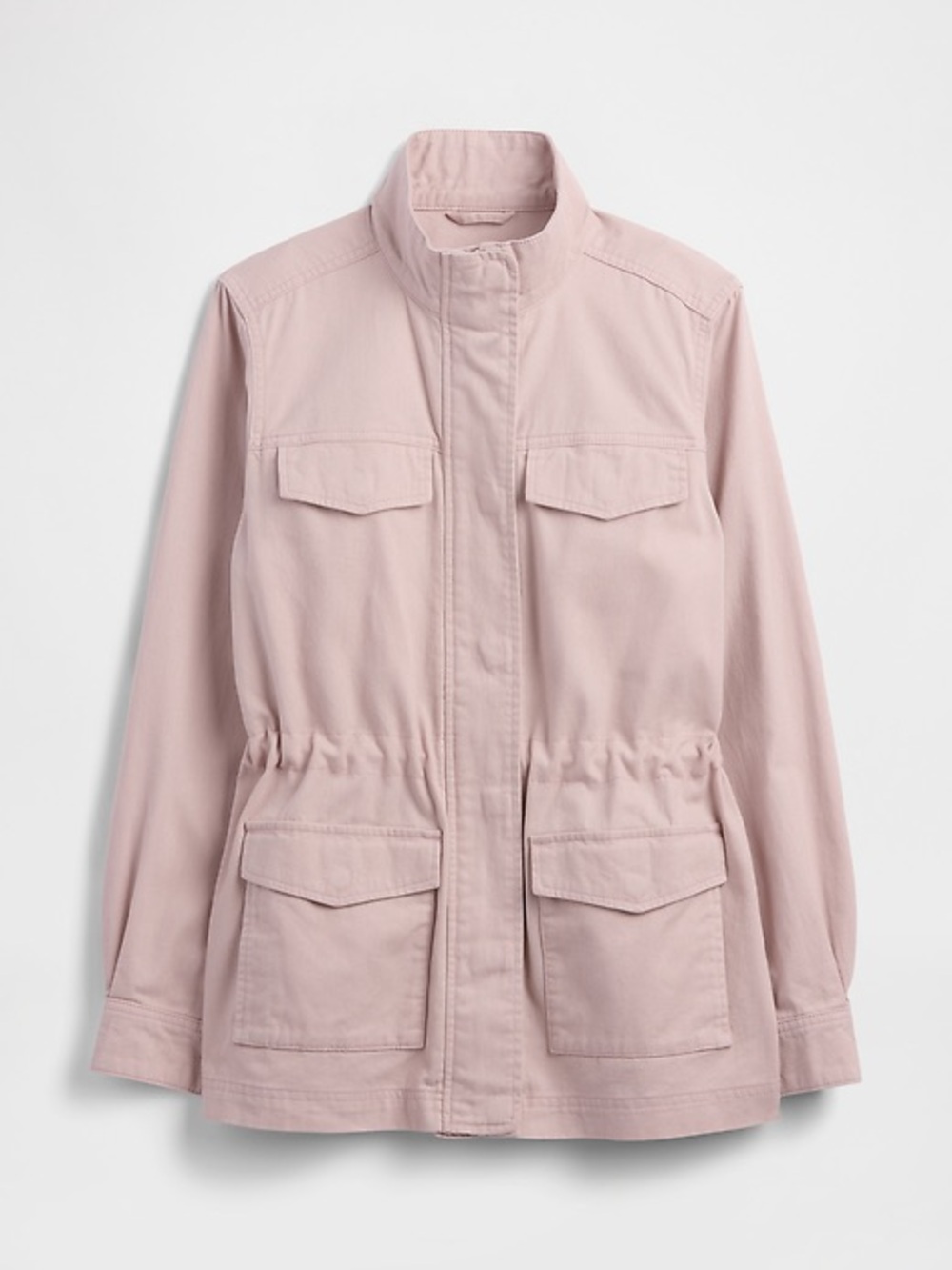 Gap Soft Pink Utility/Cargo 100% Cotton Jacket Size Large